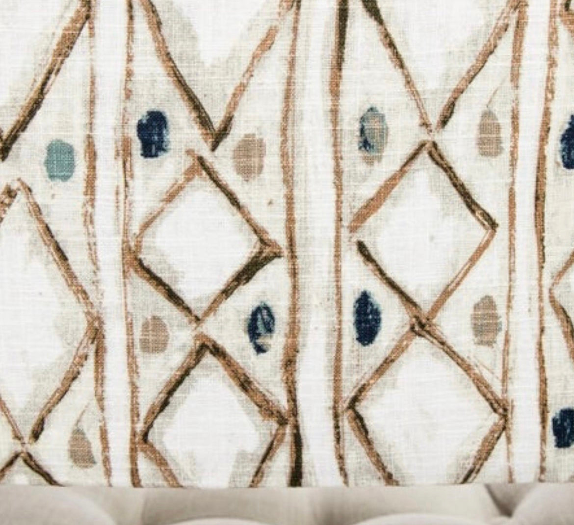 1980s Mid Century Triple Chair Bench