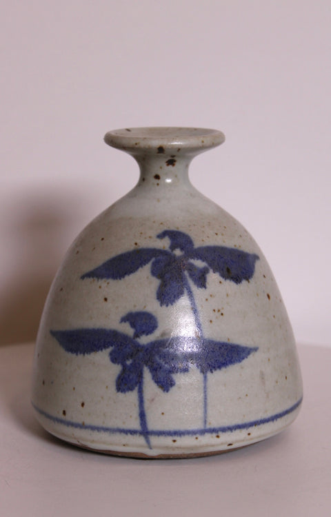 Signed Palm Tree Studio Pottery Bud Vase