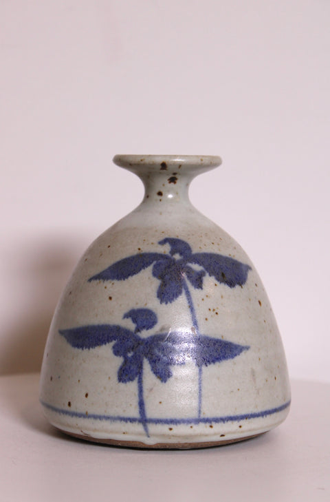 Signed Palm Tree Studio Pottery Bud Vase