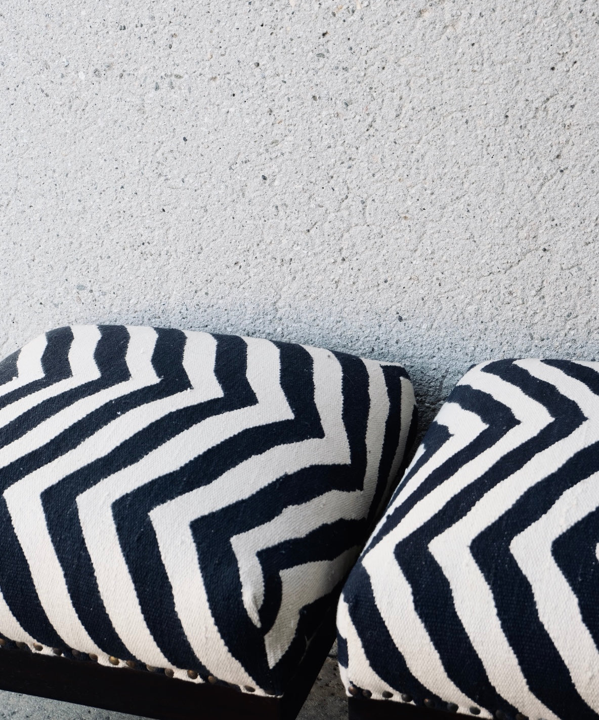 Zebra Footstools (Vintage)