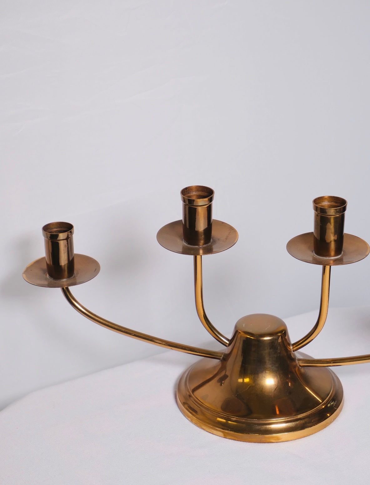 Solid Brass 4 Arm Candelabra