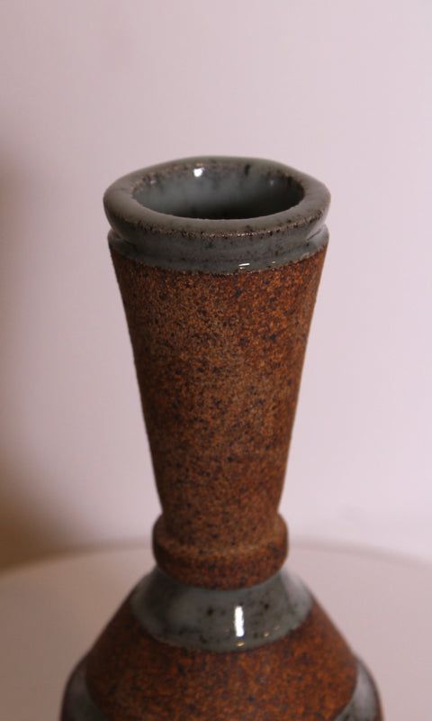 Brutalist Studio Pottery Chimney Vase
