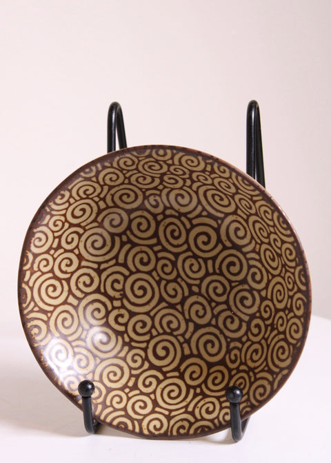 Vintage Island Collection Made in Japan Spiral Pattern Plate
