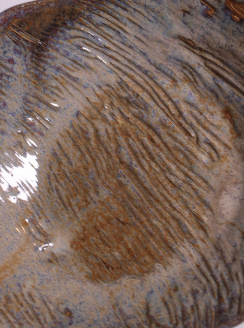 Hand Built Textured Studio Pottery Bowl