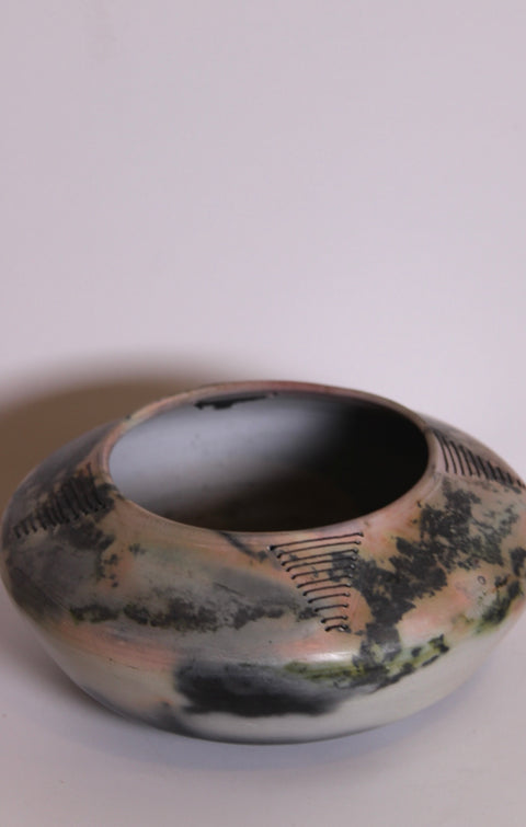 Sarita Swanson Abstract Smoke Studio Vessel Duo