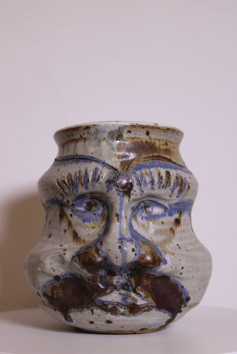 Figural Expression Face Studio Vessel