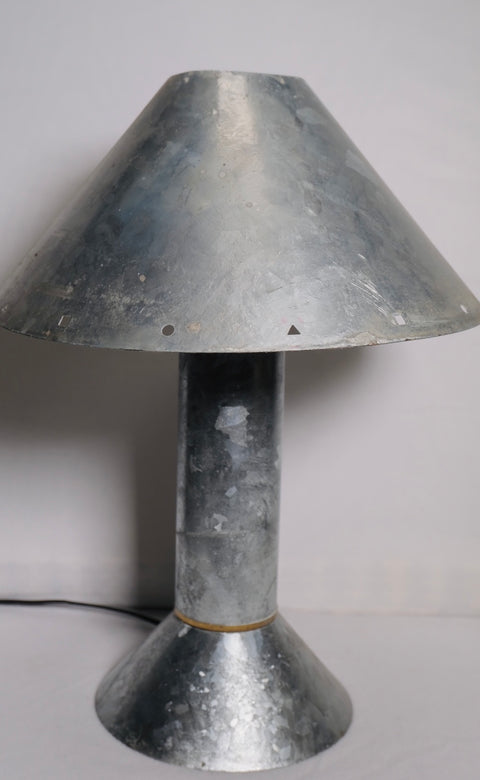 “Ron Rezek” Vintage Zinc Table Lamp