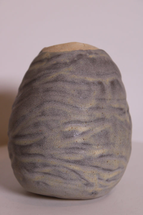 Organic Textured Studio Pottery Bud Vase