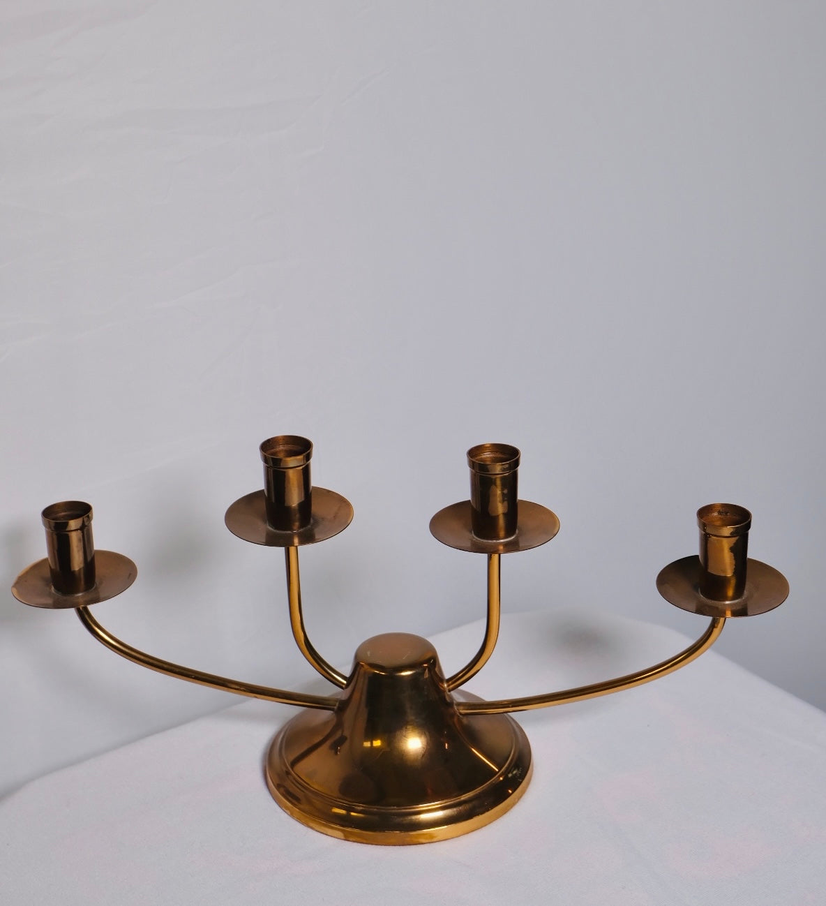 Solid Brass 4 Arm Candelabra