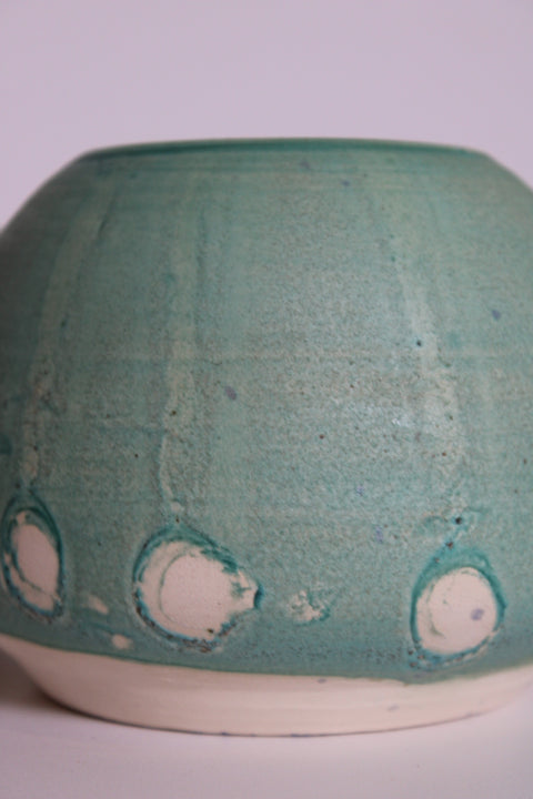 Pair of Celadon Studio Pottery Bowls | Handmade Ceramic