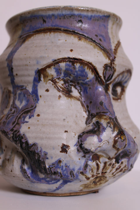 Figural Expression Face Studio Vessel