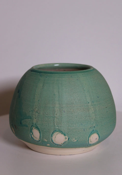 Pair of Celadon Studio Pottery Bowls | Handmade Ceramic