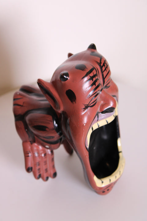 Tiger Face Bowl Vessel