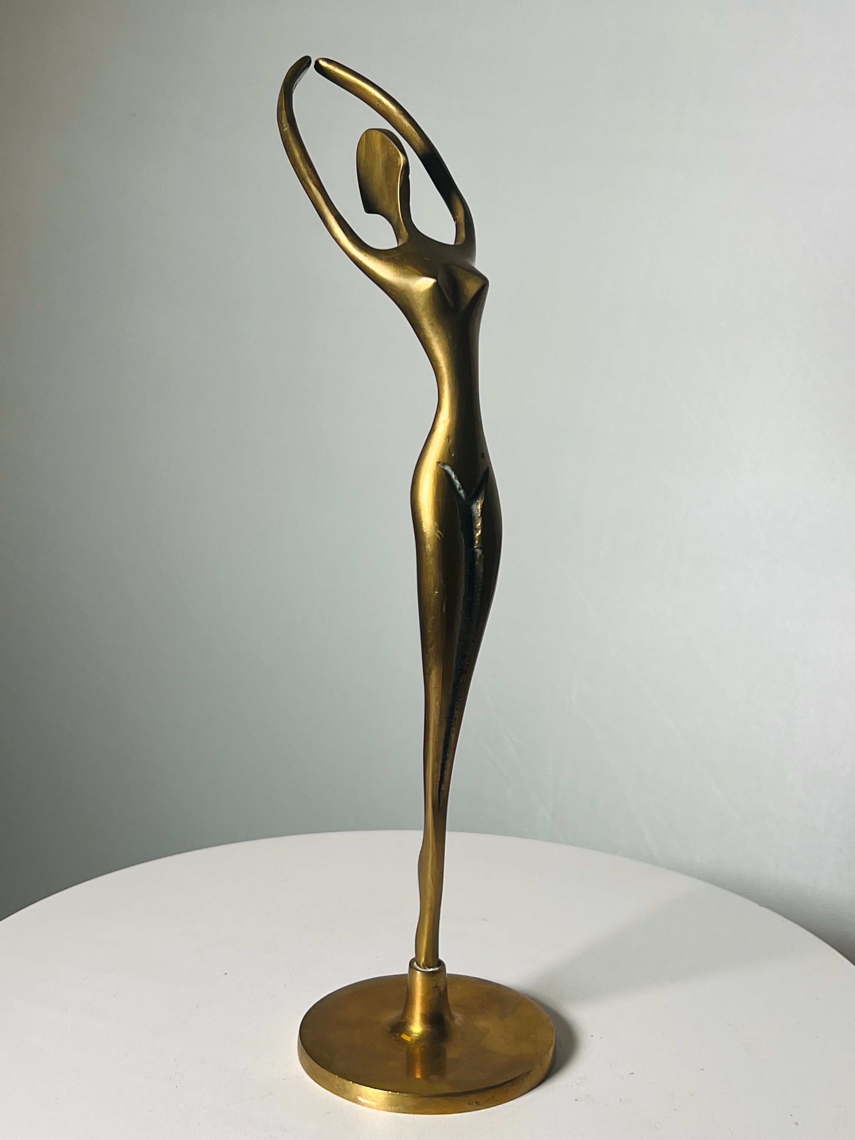 Vintage 1970s Brass Ballerina Sculptures (Set or Individuals) (Vintage)