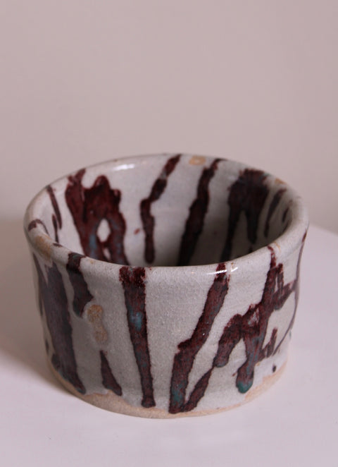 Vintage Oxblood Studio Pottery Bowl