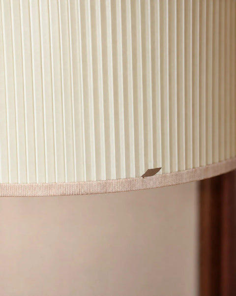 Vintage Walnut Shelf Floor Lamp, Attributed to Modeline