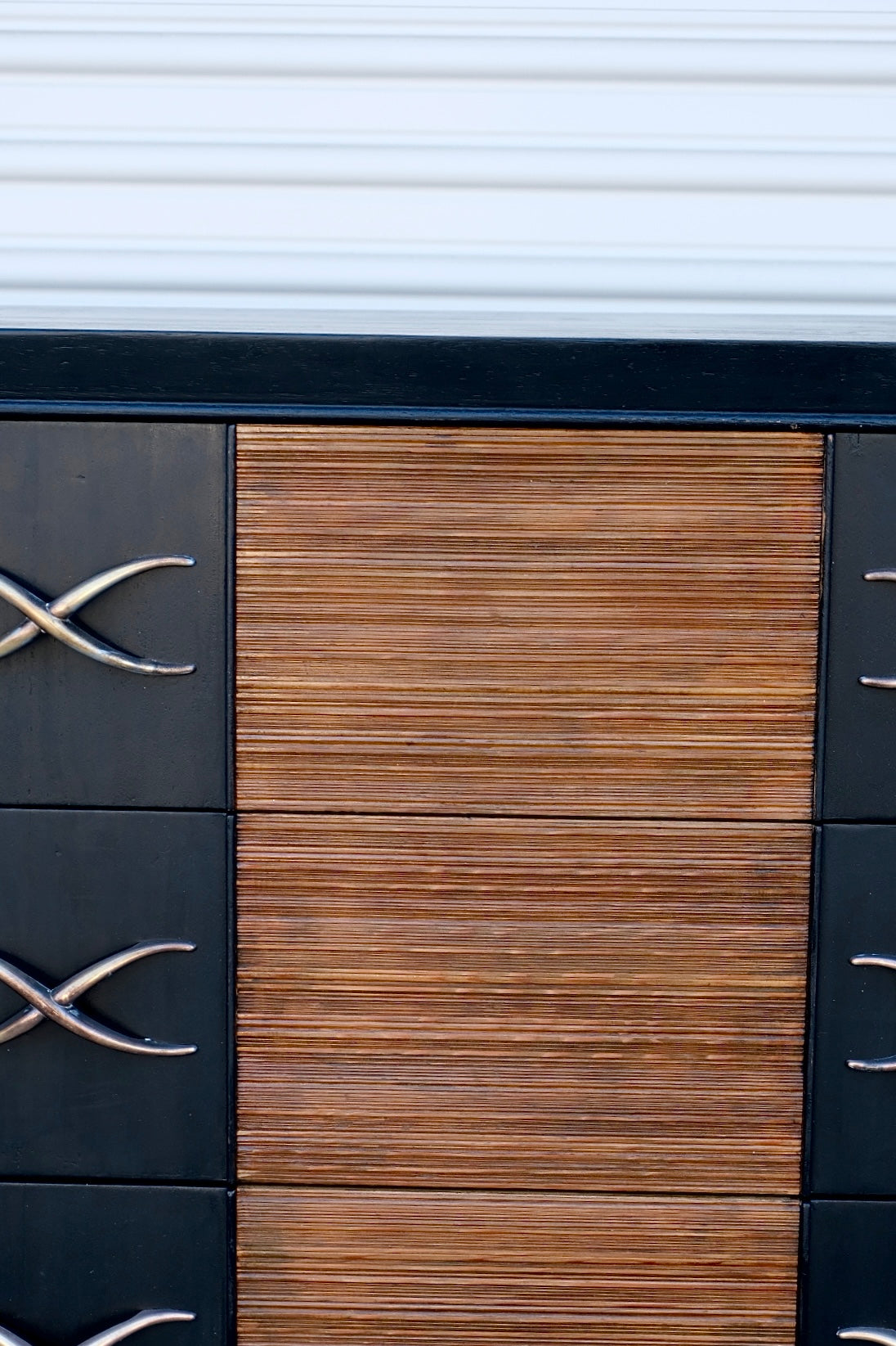 Dark Walnut and Brass Dresser by Paul Frankl for Brown Saltman (Vintage)