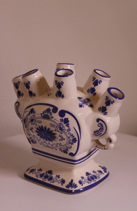 Blue & White Tulipiere Vase