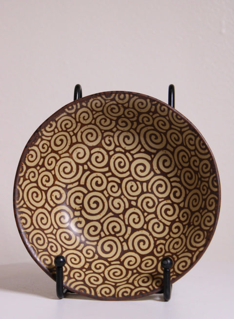 Vintage Island Collection Made in Japan Spiral Pattern Plate