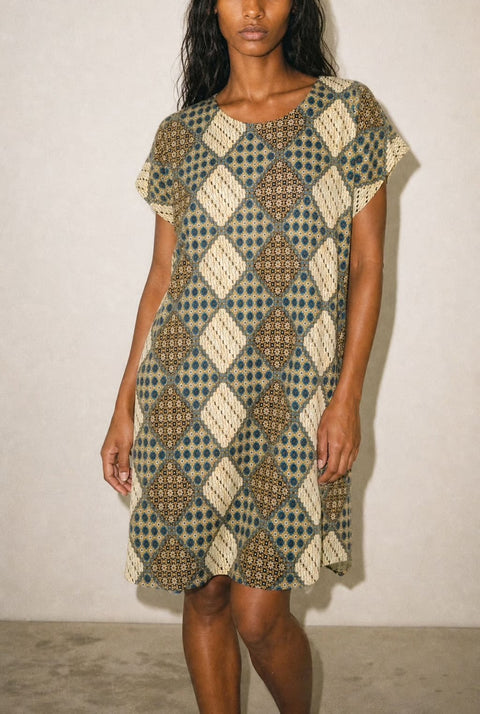 Vintage African Print Tunic
