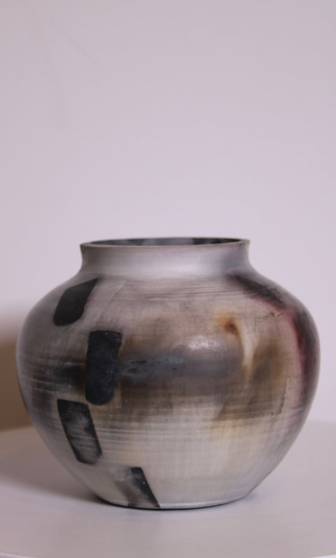 Sarita Swanson Abstract Smoke Studio Vessel Duo