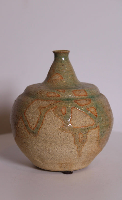 Signed Small Studio Pottery Bud Vase | Vintage Ceramic Vase