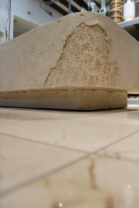 Monumental Plaster Block Coffee Table