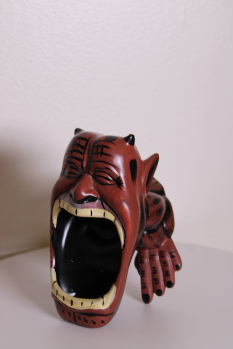 Tiger Face Bowl Vessel