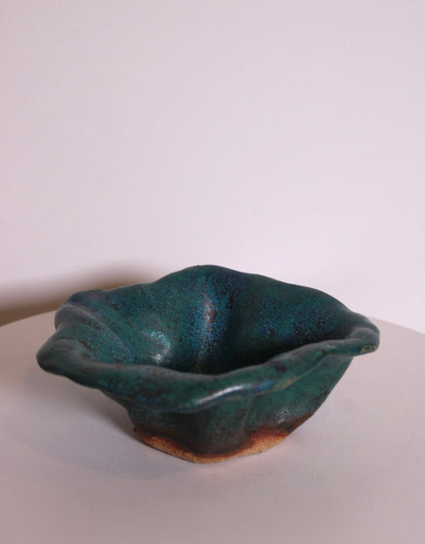 Turquoise Flared Studio Bowl