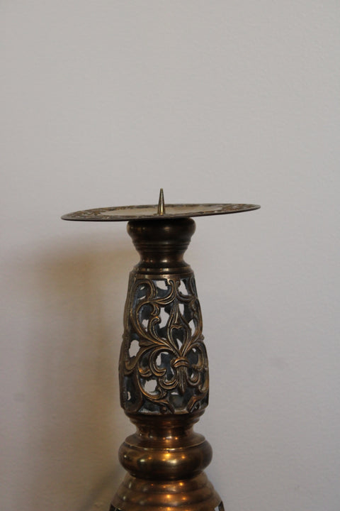 Ornate Brass Candlestick
