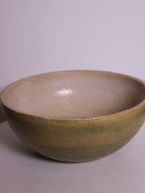 Mushroom Motif Studio Pottery Bowl