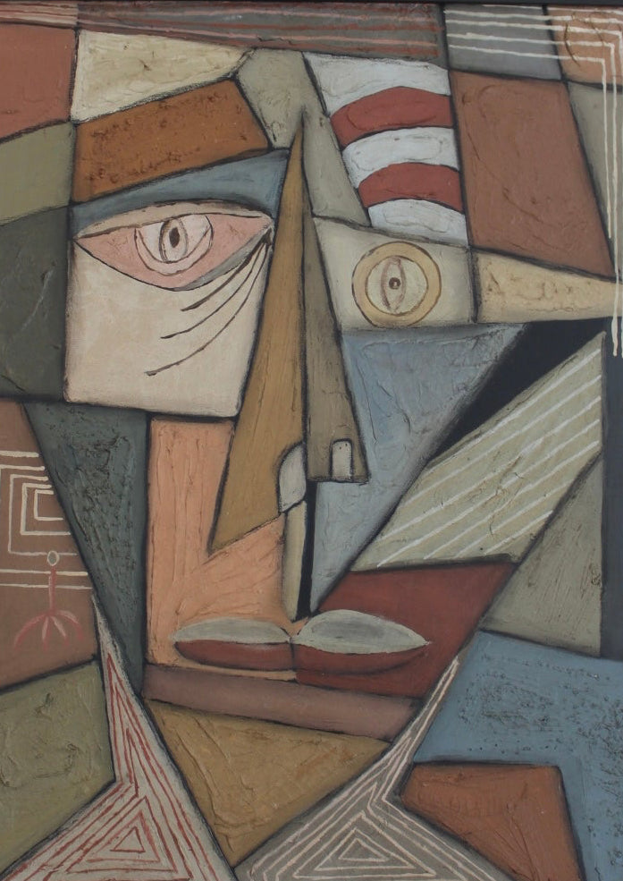 Angela Dickerson Single Watcher Original Framed Artwork