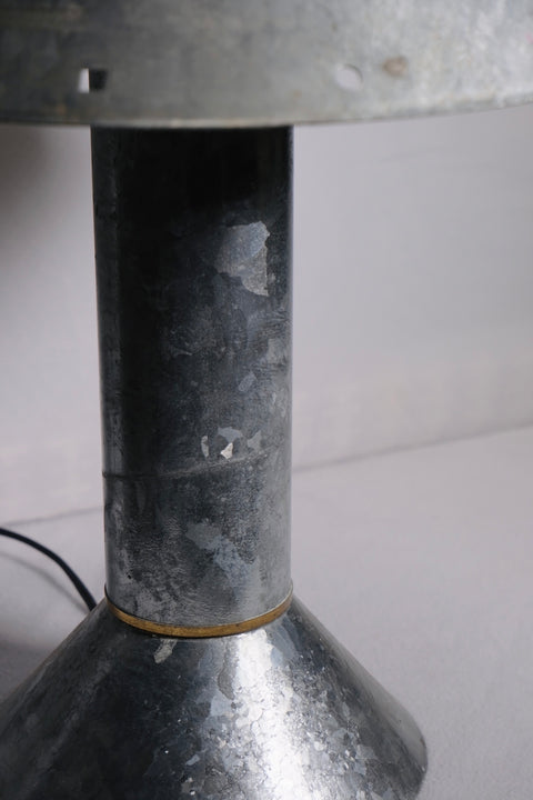 “Ron Rezek” Vintage Zinc Table Lamp