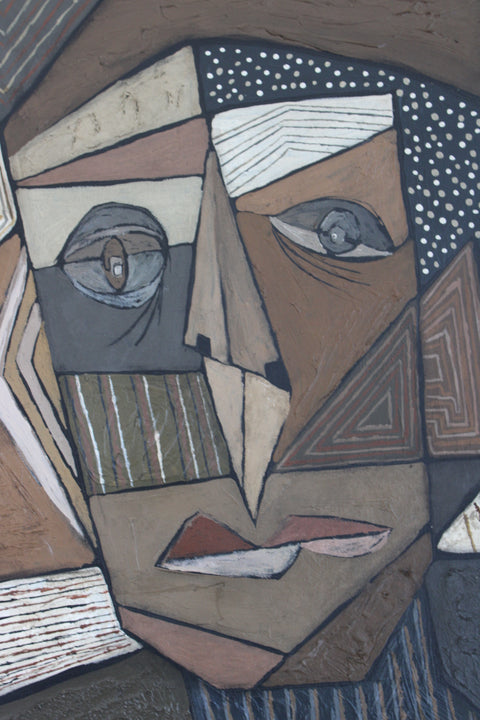 Angela Dickerson Brown Pair Original Framed Artwork