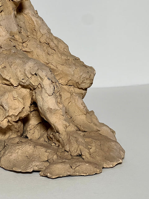 Terracotta Clay Laying Figurine (Vintage)
