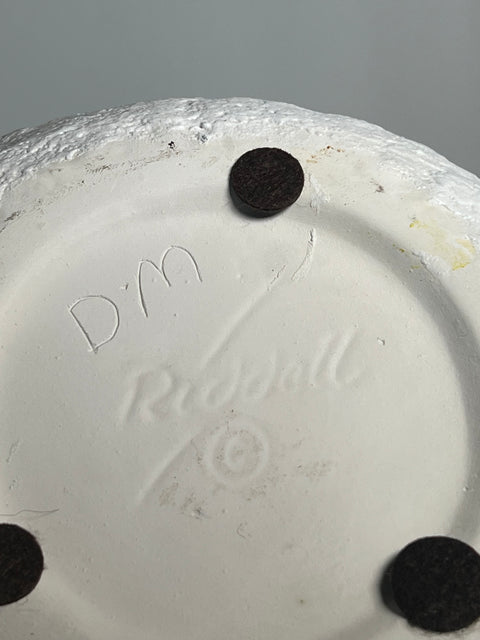 White Textured Studio Bowl