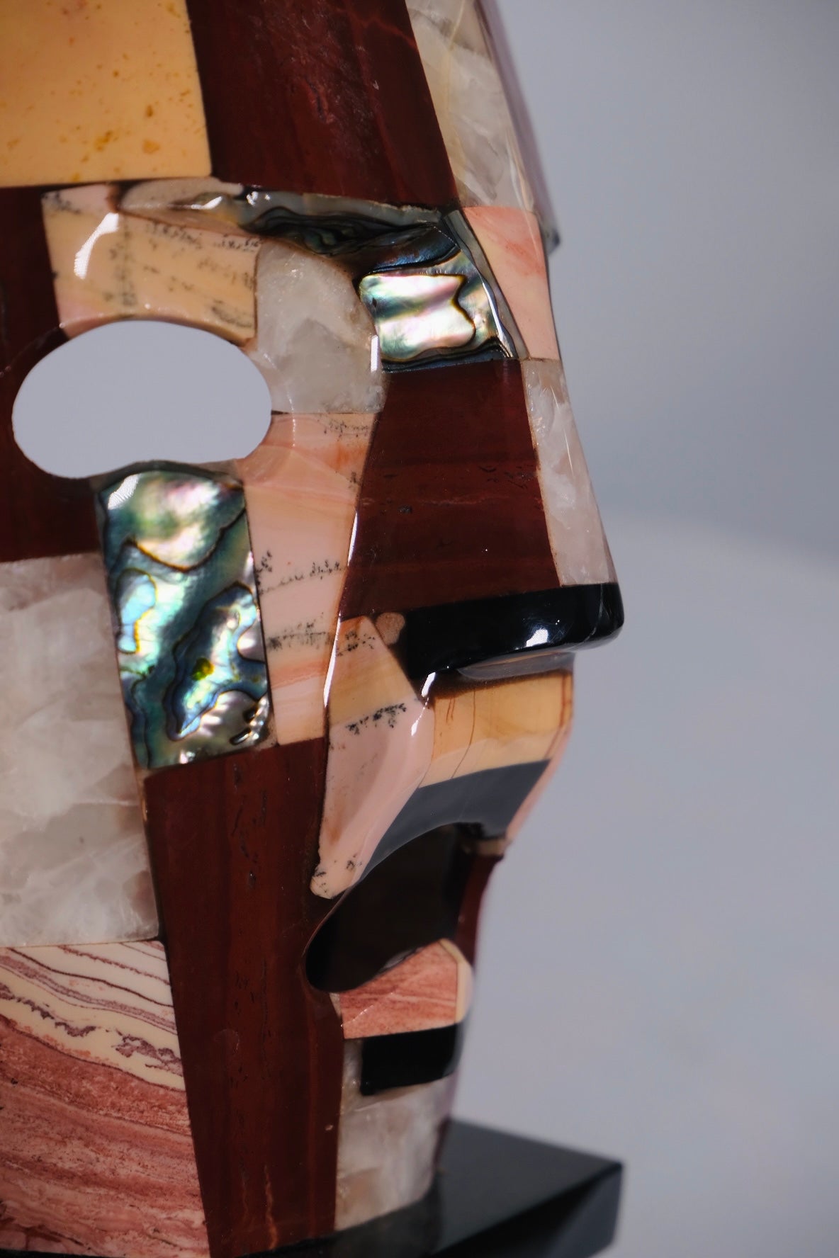 Aztec Mother of Pearl Death Mask (Vintage)