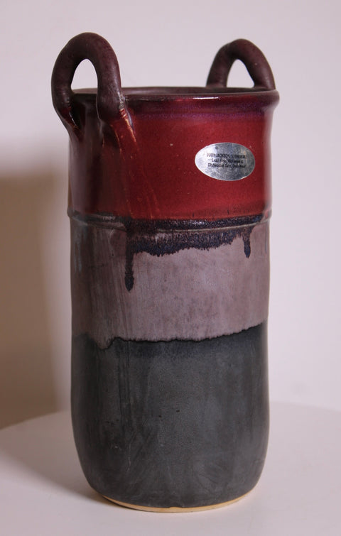 Judy Jackson Stoneware Handled Vessel