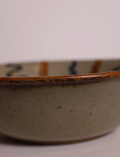 Abstract Radial Studio Pottery Plate