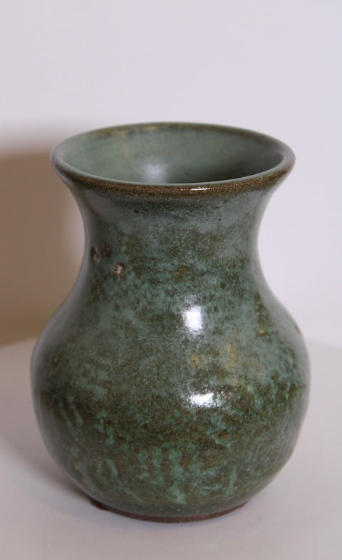 Signed Sandy Studio Pottery Vase | Handmade Ceramic Art