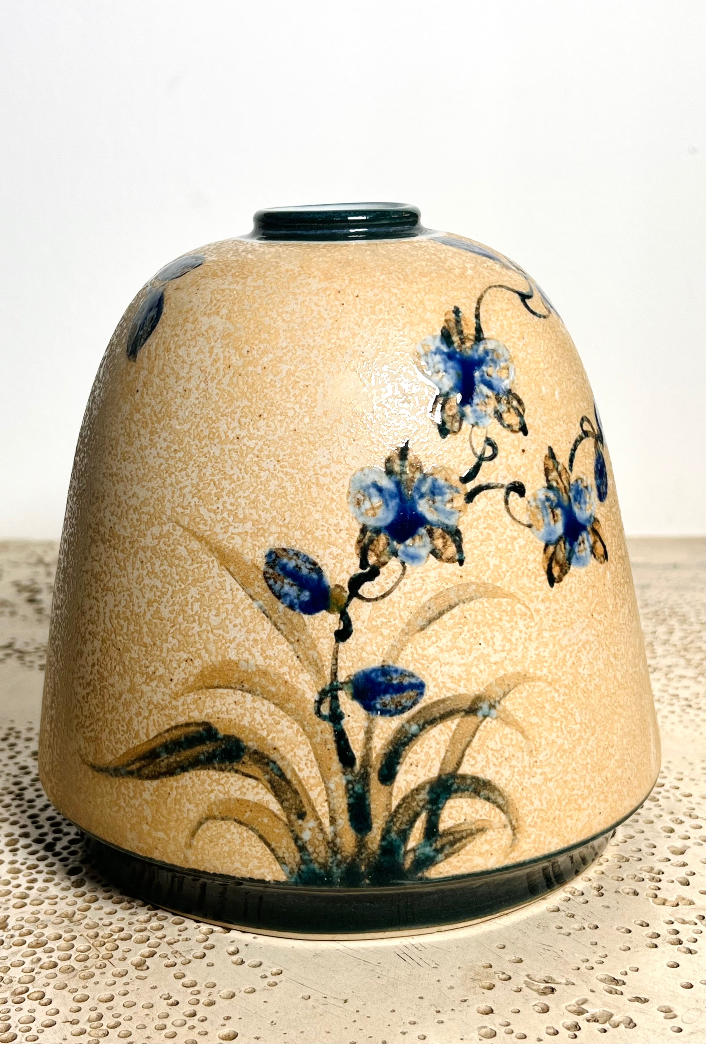 Studio Pottery Floral Vase (Vintage)