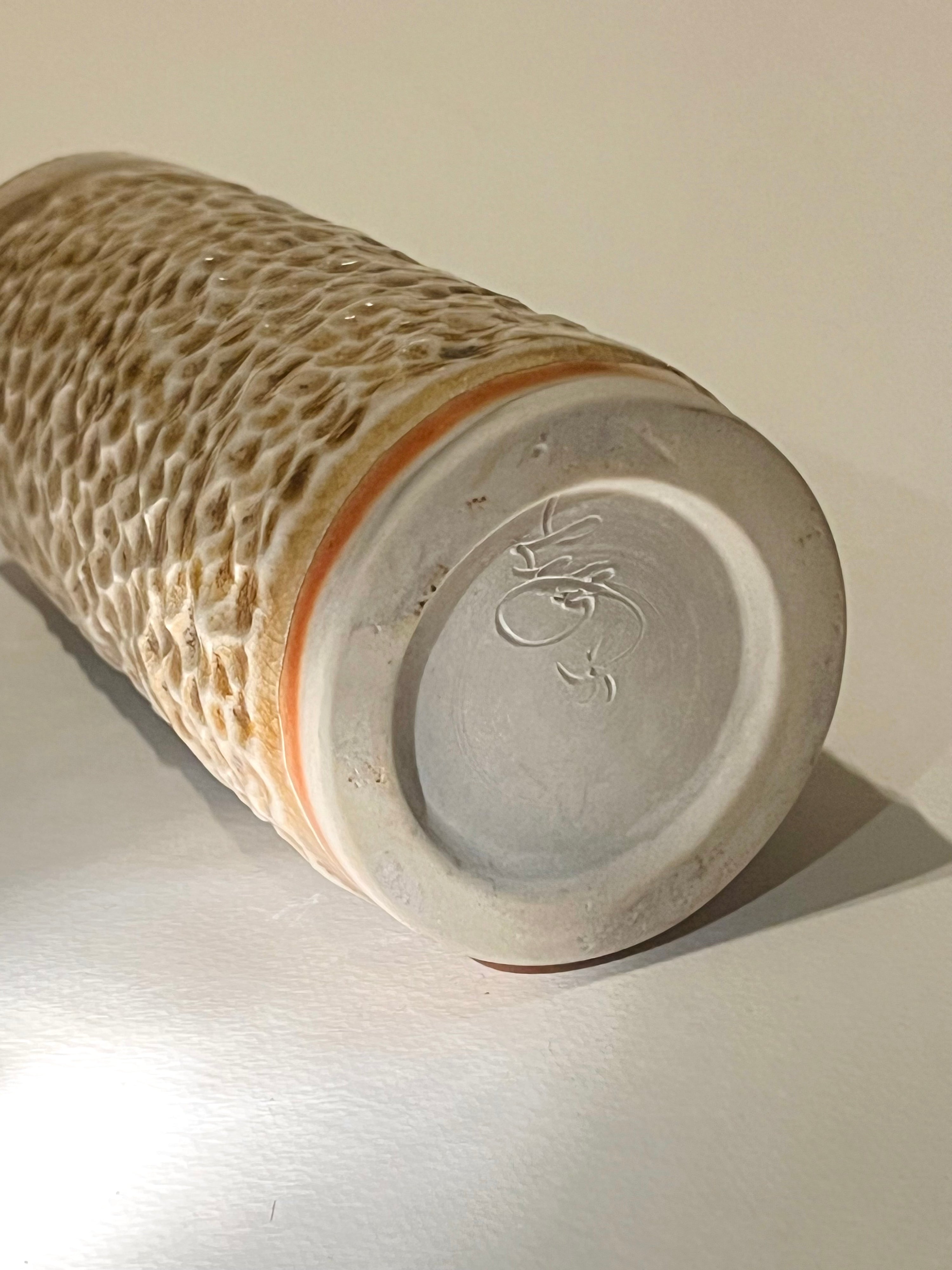Scalloped Signed Studio Vase (Vintage)