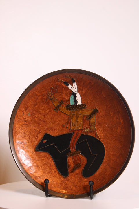 Copper Native American Style Wall Plate