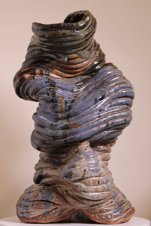 Abstract Sculptural Studio Pottery Form