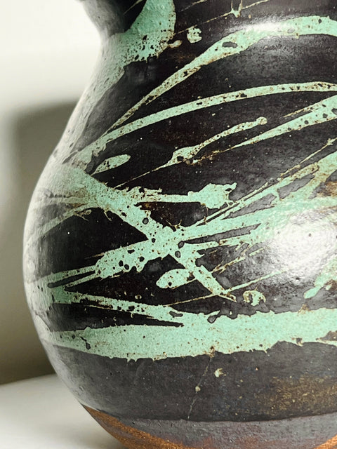 Petite Chubby Splatter Vase