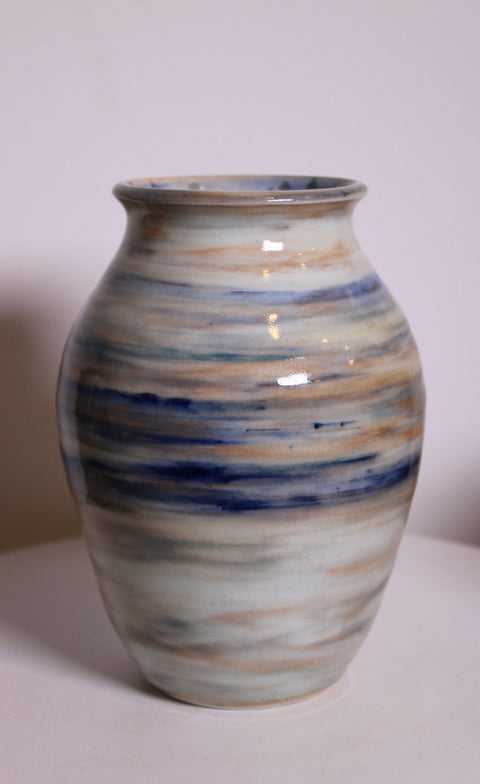 Charles Norman Signed Studio Pottery Vase | Handmade Ceramic Vessel