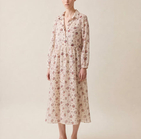 Bullock's Cream Floral Blouse