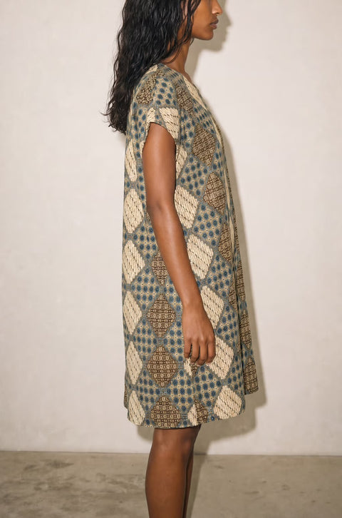 Vintage African Print Tunic