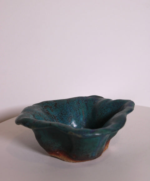 Turquoise Flared Studio Bowl
