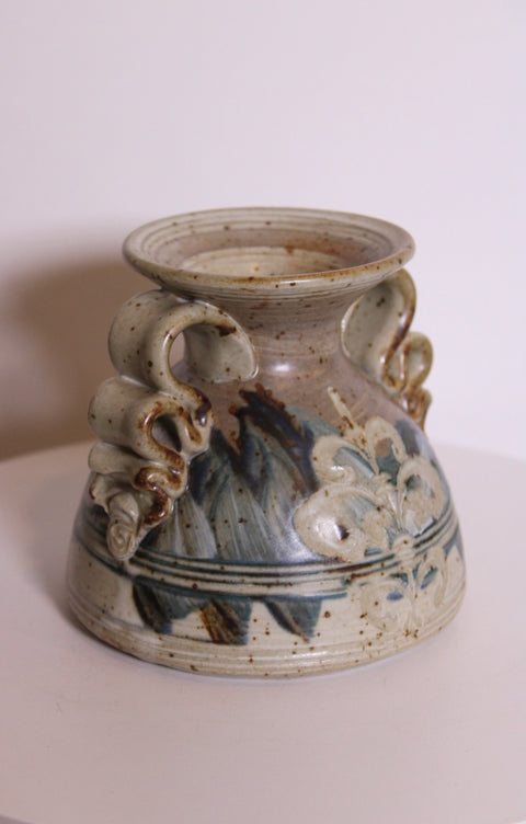 Blue Scroll Studio Pottery Bowl